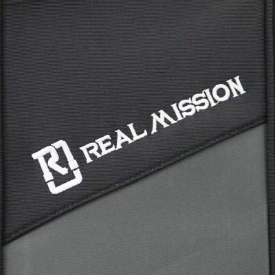 REAL MISSION Emily02-C BK/GRAY/BLACK クラシックギターケース ロゴ刺繍