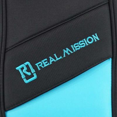 REAL MISSION Lauren01-E BLUE エレキギターケース ロゴ詳細