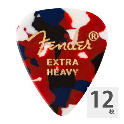 Fender 351 Shape Premium Picks Extra Heavy Confetti ギターピック 12枚入り