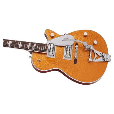 GRETSCH G6129T-89 Vintage Select ’89 Sparkle Jet with Bigsby Gold Sparkle エレキギター ボディ全体像