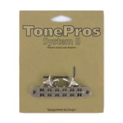 TonePros T3BP-SN Standard Tuneomatic サテンニッケル ギター用ブリッジ
