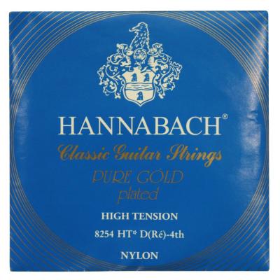 HANNABACH Pure Gold 8254HT BLUE ハイテンション 4弦用 バラ弦 クラシックギター弦