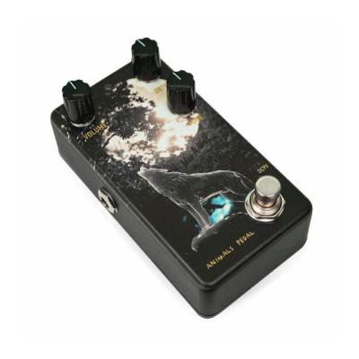 Animals Pedal Custom Illustrated 036 I Was A Wolf In The Forest Distortion by 朝倉 涼(Seventhgraphics) Howling at the Moon ディストーション ギターエフェクター 全体像