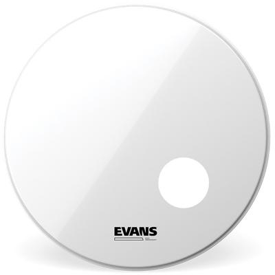 EVANS BD18RSW EQ3 Resonant Smooth White バスドラムヘッド