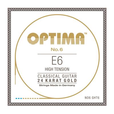 Optima Strings NO6.GHT6 No.6 24K Gold E6 High 6弦 バラ弦 クラシックギター弦