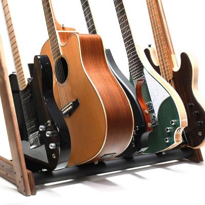 Ruach Music RM-GR2-W Customisable 5-Way Guitar Rack Walnut ギタースタンド 使用例