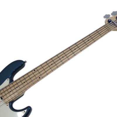 Sadowsky MetroLine 21-Fret Vintage P/J Bass Swamp Ash Body 5-String Solid Dark Lake Placid Blue Metallic High Polish 5弦エレキベース ネック画像