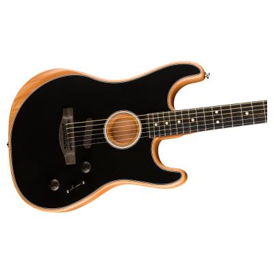 Fender American Acoustasonic Stratocaster Black エレクトリックアコースティックギター ボディ
