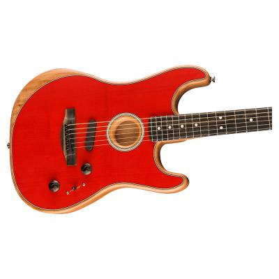 Fender American Acoustasonic Stratocaster Dakota Red エレクトリックアコースティックギター ボディ