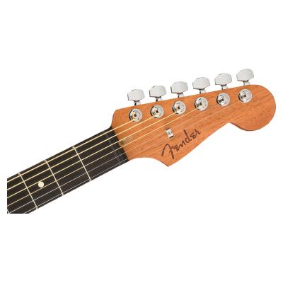 Fender American Acoustasonic Stratocaster Transparent Sonic Blue エレクトリックアコースティックギター ヘッド