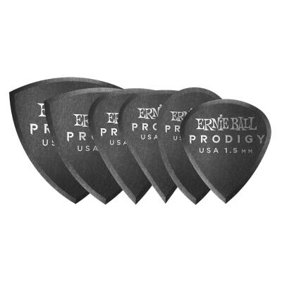 ERNIE BALL 9342 1.5mm Black Multipack Prodigy Picks 6-pack ギターピック