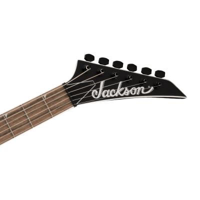 Jackson X Series Soloist SLA6 DX Baritone Satin Black バリトンギター エレキギター ヘッド画像