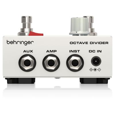 BEHRINGER OCTAVE DIVIDER オクターバー リンガー エフェクトペダル ギター/シンセサイザーエフェクター 入出力端子部画像