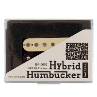 Freedom Custom Guitar Research FPU-HYB-03B Z (Zebra) Hybrid Humbucker Type I - Pitch for F (10.9mm) - Bridge ハムバッカー用ピックアップ ブリッジポジション