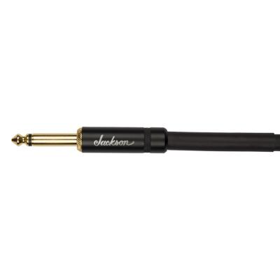 Jackson High Performance Cable Black SL 10.93ft ギターケーブル ストレートプラグ画像