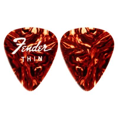 Fender Fine Electric Pick Tin 12Pack ギターピック 12枚入り THINピック画像