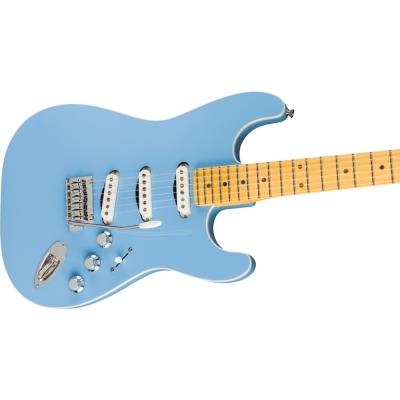 Fender Aerodyne Special Stratocaster MN California Blue エレキギター 斜めアングル画像