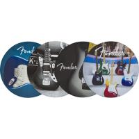 Fender Guitar Coaster Set 4-PACK Multi-Color Leather コースター