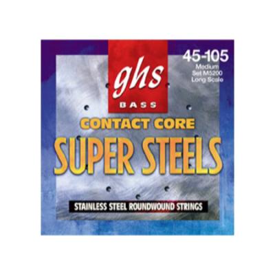 GHS M5200 Contact Core Super Steels MEDIUM 045-105 エレキベース弦
