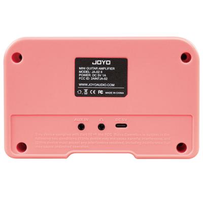 JOYO JA-02 II PINK Bluetooth搭載5W充電式アンプ 背面画像
