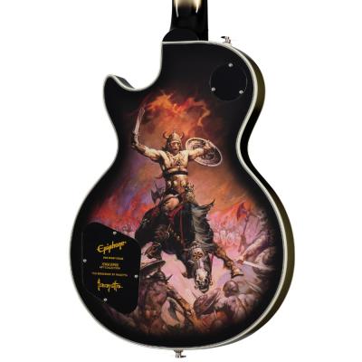 Epiphone Adam Jones Les Paul Custom Art Collection Frazetta 'The Berserker' エレキギター ボディバック画像