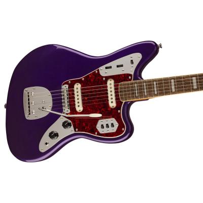 Squier スクワイヤー スクワイア FSR Classic Vibe '70s Jaguar LRL Purple Metallic エレキギター ジャガー クラシックヴァイブ ボディ画像
