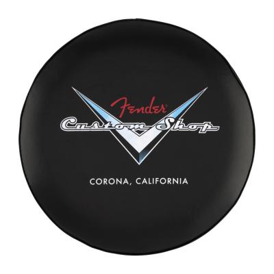 Fender フェンダー Custom Shop Chevron Logo Barstool Black/Chrome 30' スツール バースツール 椅子 バースツール 画像