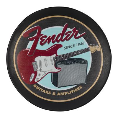 Fender フェンダー Guitars & Amps Pick Pouch Barstool Black/Black 24' スツール バースツール 椅子 バースツール 画像