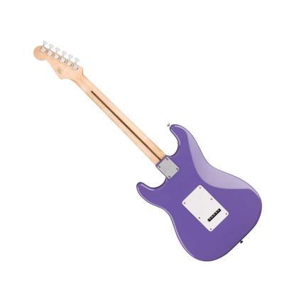 Squier スクワイヤー スクワイア Sonic Stratocaster LRL UVT エレキギター ストラトキャスター 背面・全体像