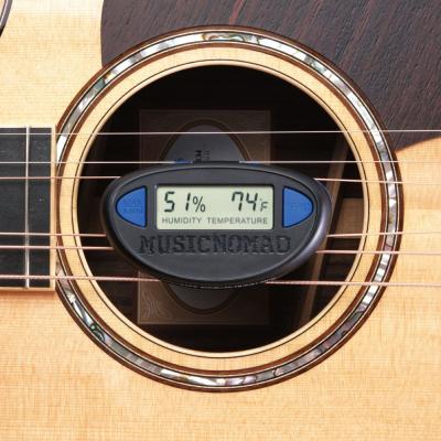 MUSIC NOMAD ミュージックノマド MN312-HONE -Guitar Hygrometer-Humidity & Temperature Monitor- 湿度計 取付イメージ