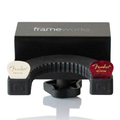 Gator Frameworks ゲイターフレームワークス GFW-GTRDSKCLAMP-1000 デスク取り付け型ギターレスト ハンガーの先端にピック取り付け