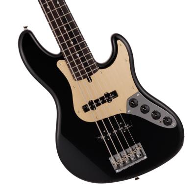 Fender フェンダー Deluxe Jazz Bass V Kazuki Arai Edition Rosewood Fingerboard Black エレキベース King Gnu 新井和輝 シグネイチャーモデル ボディー画像