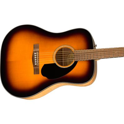 Fender フェンダー Limited Edition CD-60S Exotic Flame Maple Dreadnought SB WN アコースティックギター ボディ画像