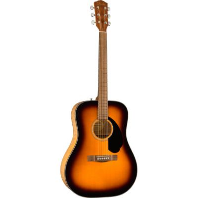 Fender フェンダー Limited Edition CD-60S Exotic Flame Maple Dreadnought SB WN アコースティックギター 全体画像
