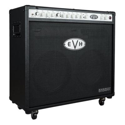 EVH イーブイエイチ 5150III 2x12 50W 6L6 Combo， Black ギターアンプ コンボ 左サイドから正面