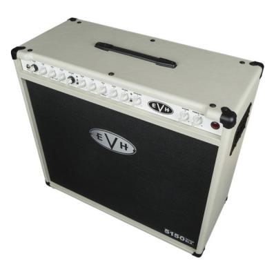 EVH イーブイエイチ 5150III 2x12 50W 6L6 Combo， Ivory ギターアンプ コンボ 天板から正面