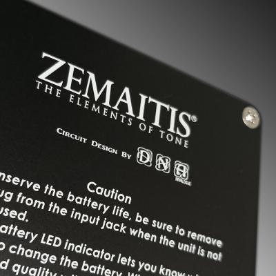 ZEMAITIS ゼマイティス ZMF2023BD Metal Front Bass Overdrive Pedal オーバードライブ ベース用エフェクター オーバードライブ ベース用エフェクター 裏面 画像
