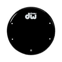 DW ディーダブリュー DW-DH-GB26K Single Ply Gloss Black Vented Bass Drum Heads 26インチ ドラムヘッド
