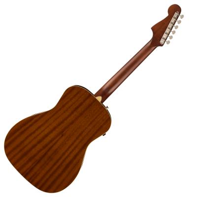 Fender フェンダー MALIBU PLAYER NAT WN Natural エレアコ アコースティックギター 本体裏画像