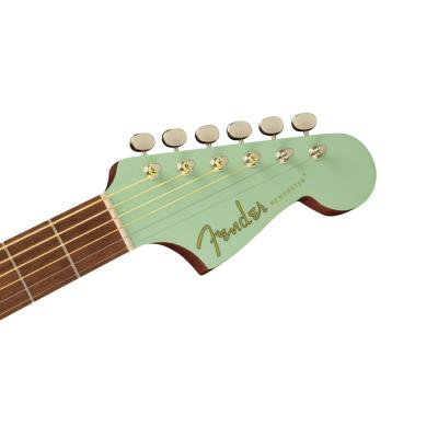 Fender フェンダー NEWPORTER PLAYER SFG WN Surf Green エレアコ アコースティックギター ヘッド画像