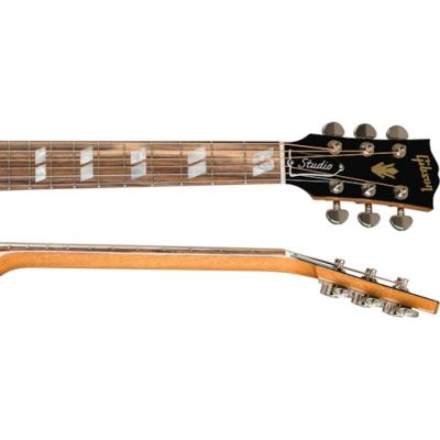 Gibson ギブソン Hummingbird Studio Walnut Walnut Burst エレクトリックアコースティックギター ネック画像
