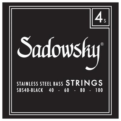 Sadowsky サドウスキー SBS40 Black ブラックラベル ステンレススチール エレキベース弦