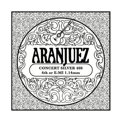 ARANJUEZ アランフェス Concert Silver 406 6弦用 バラ弦 1.14mm クラシックギター弦