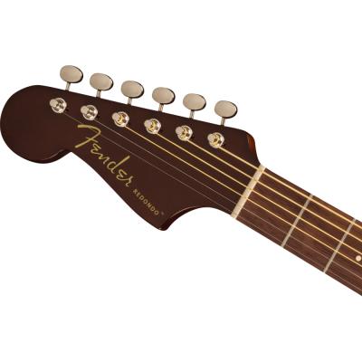Fender フェンダー Redondo Player Left-Handed WN Natural レフトハンド エレクトリックアコースティックギター ヘッド画像