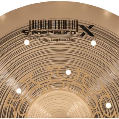 MEINL マイネル Generation X GX-14FCH 14” Filter China Thomas Lang’s signature cymbal チャイナシンバル 表ロゴ