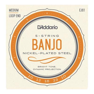 D’Addario ダダリオ EJ61 5-String Banjo Nickel Plated Medium 10-23 バンジョー弦