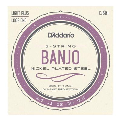 D’Addario ダダリオ EJ60+ 5-String Banjo Nickel Plated Light Plus 9.5-20 バンジョー弦