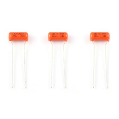 ALLPARTS オールパーツ EP-4382-000 .022 MFD Orange Drop Capacitors (Qty 3) コンデンサー 3個セット
