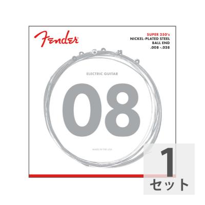 Fender フェンダー Super 250 Guitar Strings Nickel Plated Steel Ball End 250XS .008-.038 エレキギター弦