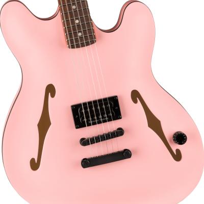 Fender フェンダー Tom DeLonge Starcaster RW BHW Satin Shell Pink エレキギター ボディ画像2